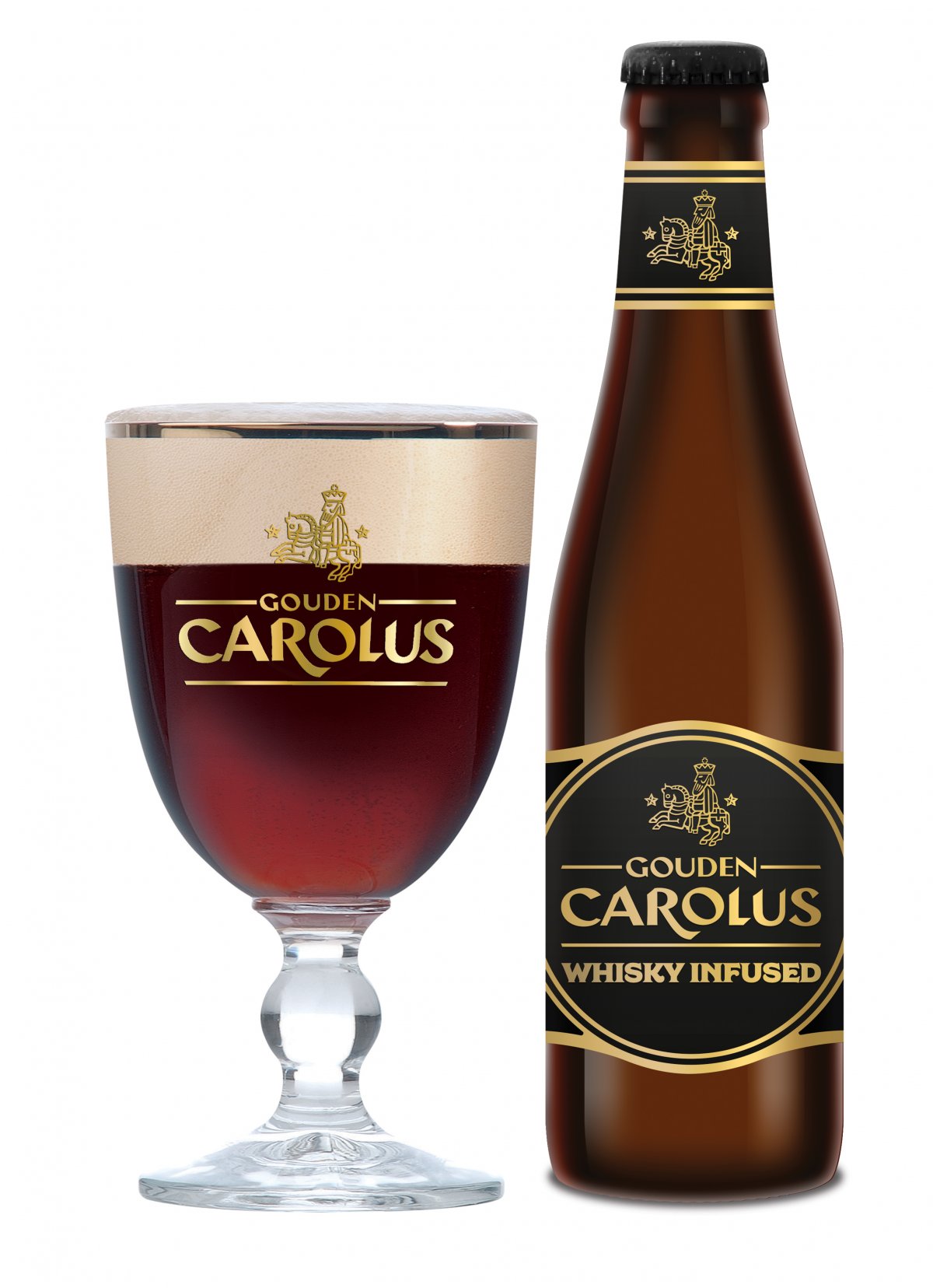 Gouden Carolus, Whisky Infused Cuve van de Keizer, 33 cl Het Anker, Belgien